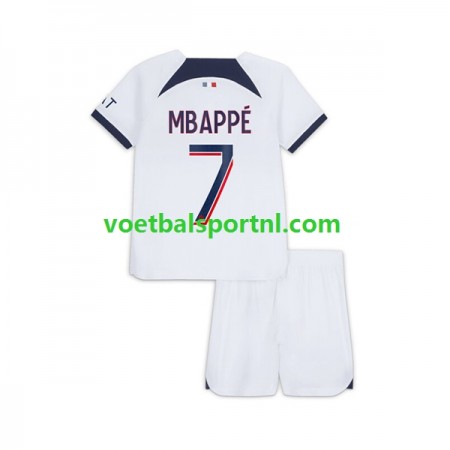 Paris Saint Germain Kylian Mbappé 7 Kind Uit Tenue 2023-24